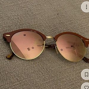 Ray ban orange and tortoise shell sunglasses